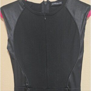 Maniere De Voir Black Jumpsuiy with Zipper Detail. (Hole Ripped In The Back)